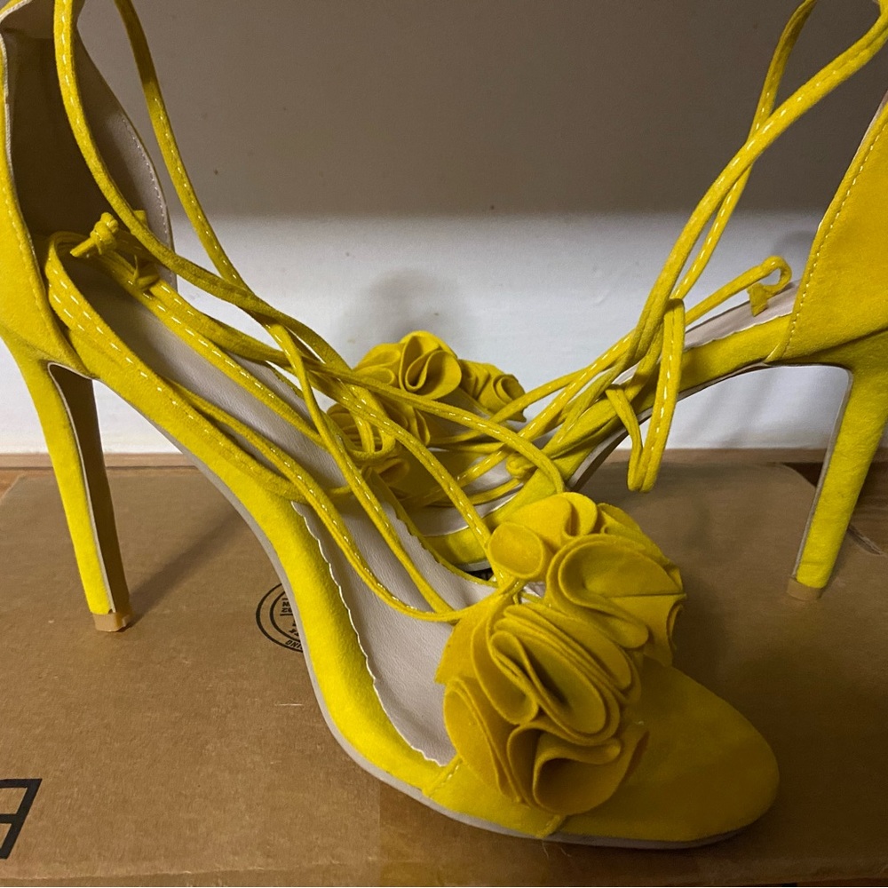 Yellow Heels***SOLD***